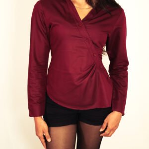 Modeelle Maroon formal shirt