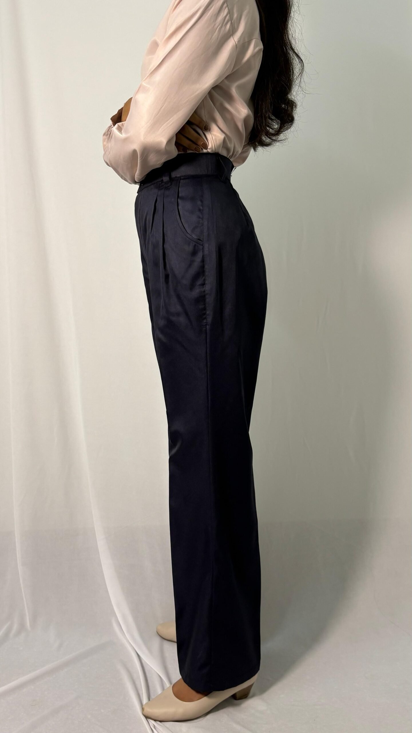 Meridian wide leg pant - Timeless navy - Image 2